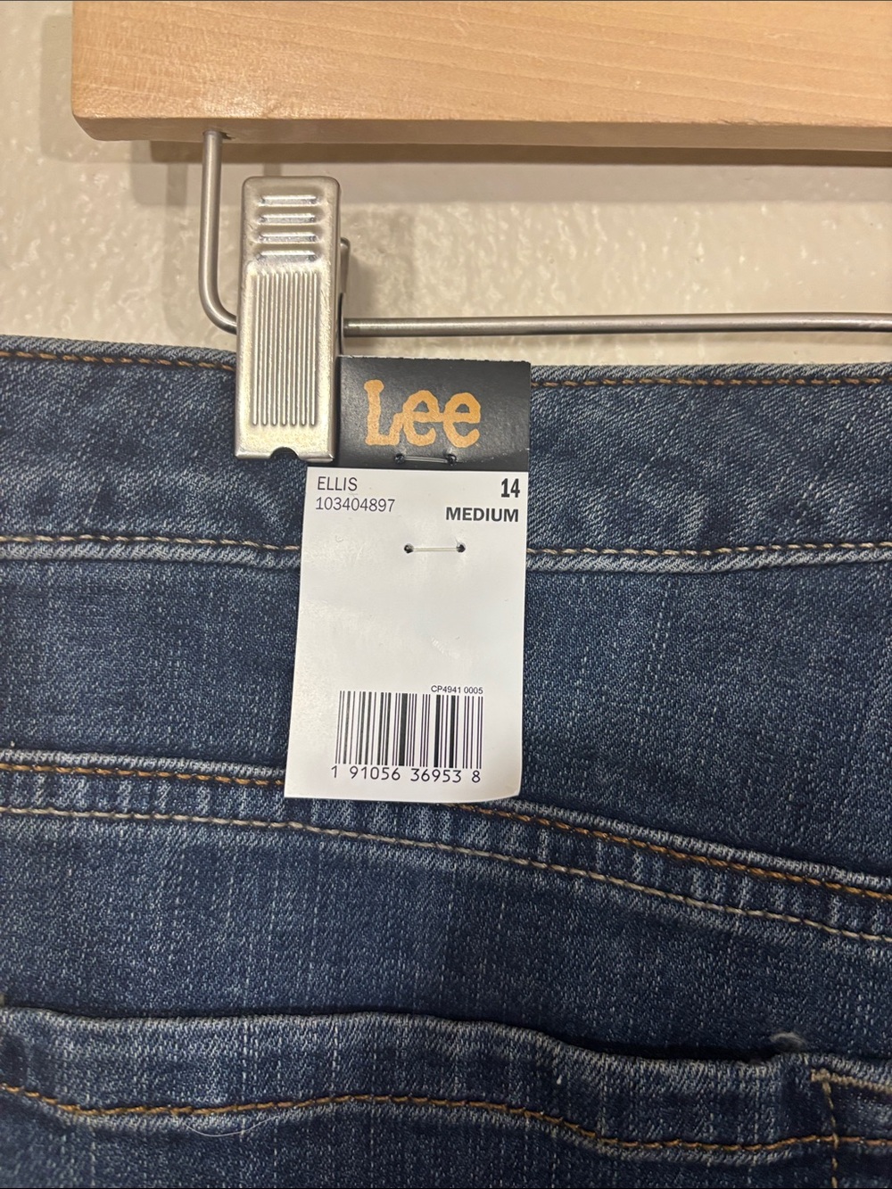 Lee Instant Slim High Rise Ellis Straight Leg Jeans Size 14 NEW - Picture 4 of 5